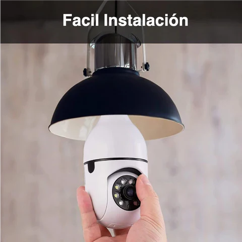 Camara Wifi 360 Tipo Foco - Dia/Noche